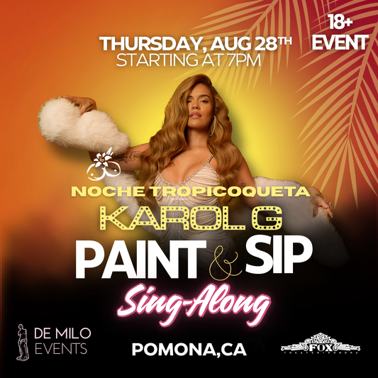 08/28/25 - NOCHE DE TROPICOQUETA Paint & Sip Sing-Along @ Fox Pomona Theatre (Pomona)(18+ Only)