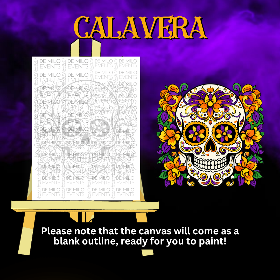 10/16/26 - DIA DE LOS MUERTOS PAINT & SIP + LIVE DANZA AZTECA @ MOLAA (LONG BEACH)(18+)