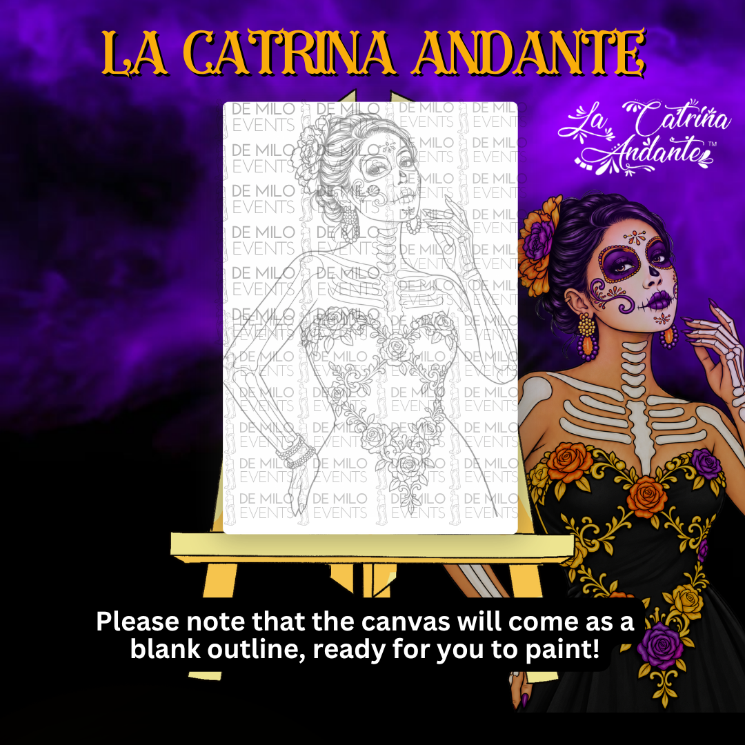 10/16/26 - DIA DE LOS MUERTOS PAINT & SIP + LIVE DANZA AZTECA @ MOLAA (LONG BEACH)(18+)