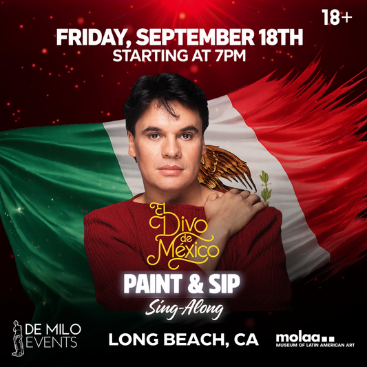 09/18/26 - El Divo de Mexico Paint & Sip Sing-Along @ MOLAA (Long Beach)(All Ages Welcome)