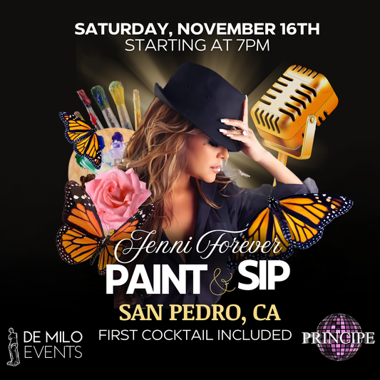 11/16/24 - Jenni Paint & Sip + Live Banda @ Principe Nightclub (San Pedro)(21+ Only)