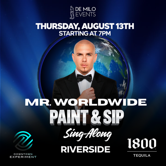 08/13/26 - MR.WORLDWIDE PAINT & SIP SING-ALONG @ THE HIVE BAR & LOUNGE (ONTARIO)(18+)