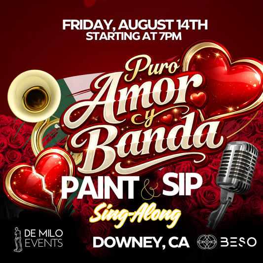 08/14/26 - Puro Amor y Banda Paint & Sip Sing-Along @ Beso Nightclub (Downey)