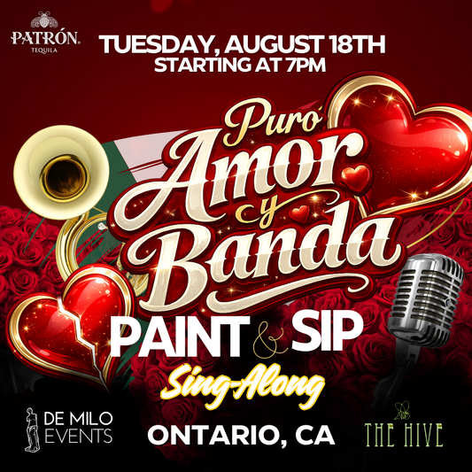 08/18/26 - PURO AMOR Y BANDA PAINT & SIP SING-ALONG @ THE HIVE BAR & LOUNGE (ONTARIO)