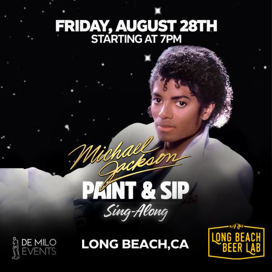 08/28/26 - MICHAEL JACKSON PAINT & SIP SING-ALONG @ LONG BEACH BEER LAB (ALL AGES WELCOME)