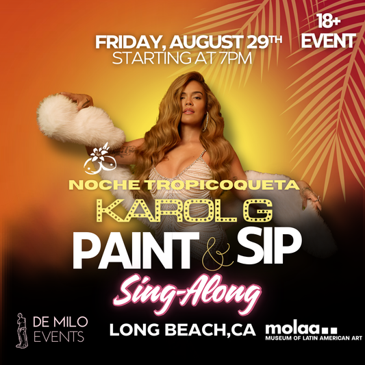 08/29/25 - NOCHE DE TROPICOQUETA Paint & Sip Sing-Along @ MOLAA (Long Beach)